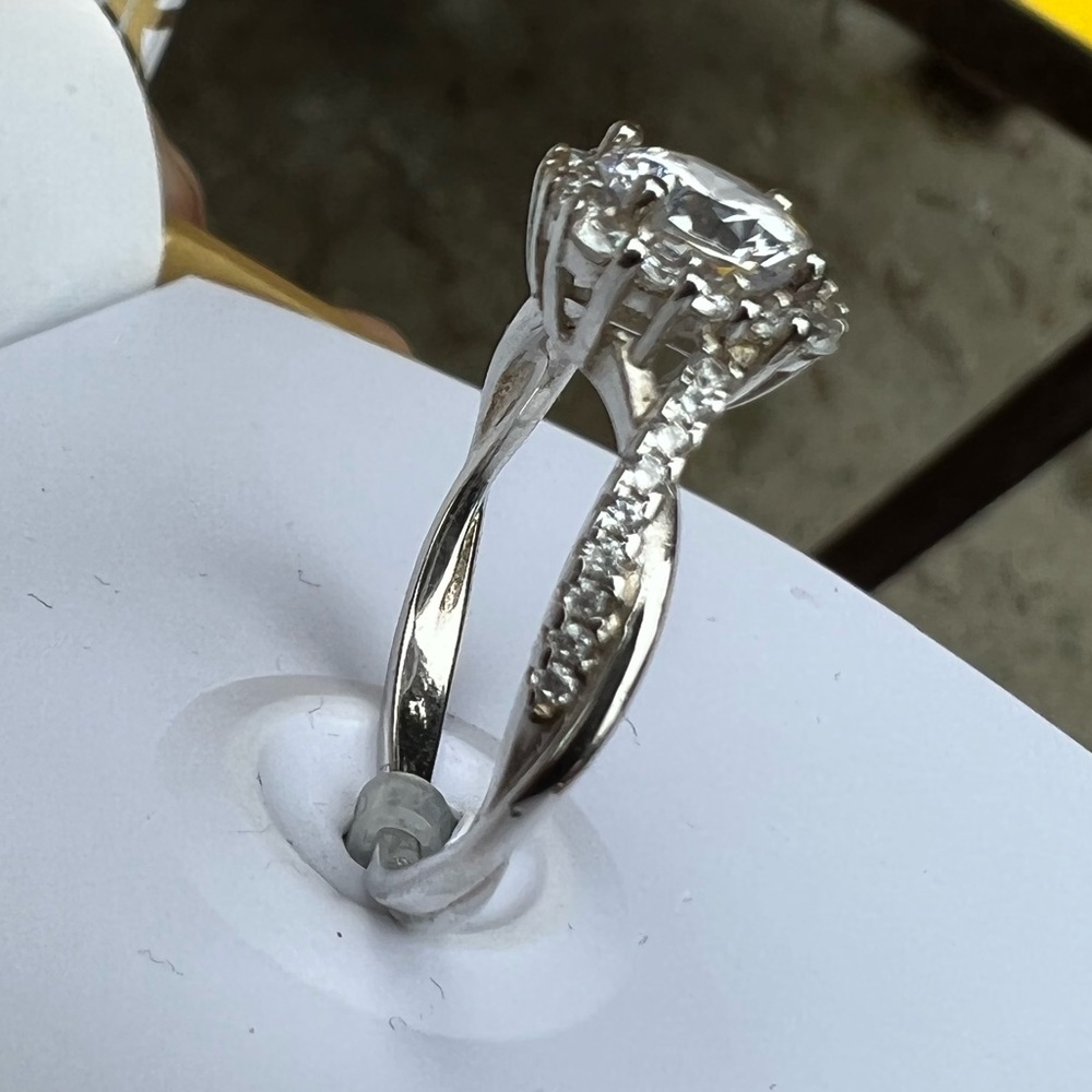 Giani Bernini CZ Cubic Zirconia Sterling Silver Ring 9 New in Box - Picture 3 of 12